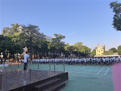 国旗下的讲话 ——培养良好习惯 奠基美好人生（城南校区叶子健学生代表）